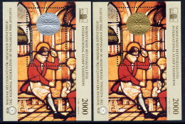 HUNGARY 2000 Denarius Of St. Isztvan Two Blocks MNH / **.. - Commemorative Sheets