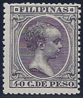 ESPAÑA/FILIPINAS 1896/97 - Edifil #129 - MNH ** - Philippinen