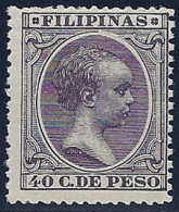 ESPAÑA/FILIPINAS 1896/97 - Edifil #129 - MNH ** - Philipines