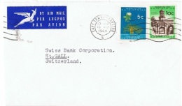 ARB-L67 - AFRIQUE DU SUD Lettre Par Avion Pour La Suisse 1964 - Briefe U. Dokumente