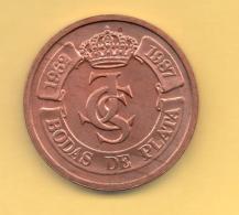 ESPAÑA -  Medalla Ceca Madrid / Boda Real - Other & Unclassified