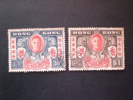 STAMPS HONG KONG 1946 Return To Peace After WWII - Oblitérés