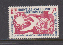 New Caledonia SG 343 1958 Human Rights MNH - Used Stamps