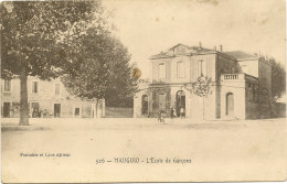 34/ Mauguio - L'ecole Des Garcons N° 526 Fontaine Et Cros Editeur Ecrite En 1904 - Mauguio
