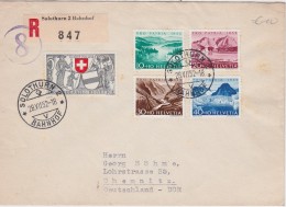 SUISSE  1952 LR DE SOLOTHURN - Lettres & Documents