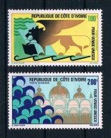 Elfenbeinküste 1972 Unesco Mi.Nr. 399/400 Kpl. Satz ** - Côte D'Ivoire (1960-...)