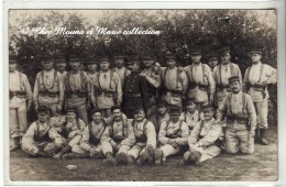 UN REGIMENT - CARTE PHOTO MILITAIRE - Regimente