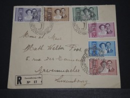 LUXEMBOURG - Env Recommandée Commémorative Du Mariage Princier - Avril 1953 - A Voir - P18616 - Briefe U. Dokumente