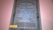 117) AZIONI TEDESCHE 1929 PREUBISCHEN CENTRAL-BODENKREDIT-AKTIENGESELLSCHAFT 1000 GOLDMARK, VEDI FOTO - Bank & Insurance