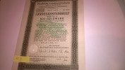 103) AZIONI TEDESCHE 1931 PREUBISCHE LANDESRENTENBANK 500 GOLDMARK, VEDI FOTO - Bank & Insurance