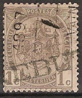 Nr. 53 Voorafgestempeld Nr. 100 Positie A LOUVAIN 1897 + REBUT ; Staat Zie Scan ! Inzet 5 € ! - Roulettes 1900-09