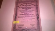 102) AZIONI TEDESCHE 1937 DEUTSCHE CENTRALBODENKREDIT,500 GOLDMARK, VEDI FOTO - Bank & Insurance