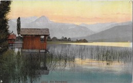 SACHSELN → Badhüsli Am See In Der Abendstimmung, Ca.1920 - Sachseln