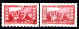 Monaco-140 - 1933/37 - Y&T N. 128A (++/+) MNH/Hinged - Privi Di Difetti Occulti - - Sonstige & Ohne Zuordnung