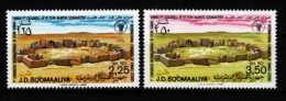 Somalia  1980 MiNr. 292/ 293   ** / Mnh   1. Internat. Kongreß Für Somalische Studien: Ruine Der Festung Taleh - Somalia (1960-...)
