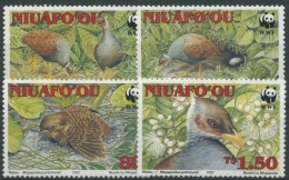Niuafo'ou 1992 WWF Naturschutz Pritchard-Dschungelhuhn 233/36 Postfrisch - Tonga (1970-...)