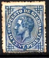 SPAIN 1876 WAR TAX 10c Unused - Oorlogstaks