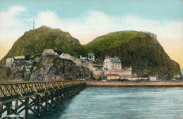 GB DUMBARTON / Dumbarton Rock And A Bridge / CARTE COULEUR - Dunbartonshire