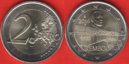 Luxembourg 2 Euro 2016 "Grand Duchess Charlotte Bridge" BiMetallic UNC - Luxembourg