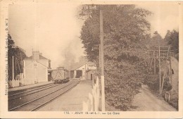 JOUY - 28 - Une Vue RARE De La Gare - VANH - - Jouy