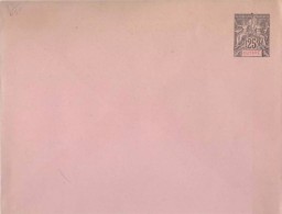 French Colony Guiana / Guyane, Entier Postale, Postal Stationary Envelope, Mint - Brieven En Documenten