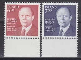 Iceland 19853 Kritjan Eldjarn 2v  (+margin)** Mnh (30048) - Ongebruikt