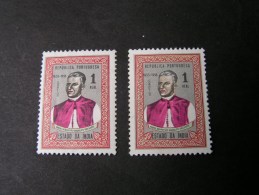 == India Portugal   Farben Lot  Missing Yellow Col. Face - Sonstige & Ohne Zuordnung