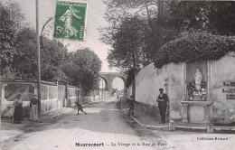 78- MAURECOURT - LA VIERGE , ET LA RUE DE PARIS - Maurecourt