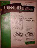 L'officiel Du Cycle, Du Motocycle Et Du Camping - N°5 Et 6 2 Et 16mars 1959 - Cavallino Maxi NSU Lambretta - Motorrad