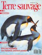 TERRE SAUVAGE N° 48 : Zèbres - Australie - Idylles Polaires. 1991 - Animaux