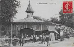 CPA Hauts De Seine Courbevoie Circulé Le Marché - Courbevoie