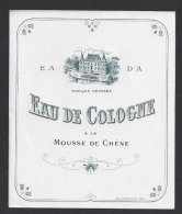 Etiquette Eau De Cologne à La Mousse De Chêne  -  E.A D'A - Etiquettes