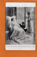 Salon De Paris - La Convalescente , Par E. Defonte (Art, Femme, Non écrite) - Malerei & Gemälde