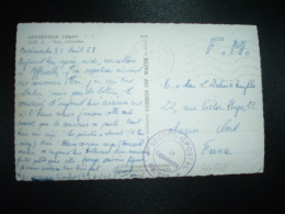 CP EN FM OBL.MEC.1-9-1958 POSTE AUX ARMEES AFN + SP 88.230 - Guerra D'Algeria