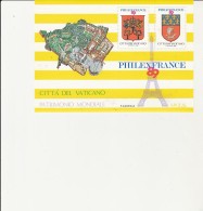 VATICAN -  BLOC PHILEXFRANCE COMPOSE DE 2 VIGNETTES  -1989  TB - Ungebraucht