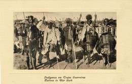 MOÇAMBIQUE, MOZAMBIQUE, LOURENÇO MARQUES, Em Trajes Guerreiros, 2 Scans - Mozambico