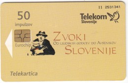 SLOVENIA SLOVENIJA PHONECARD 2007 SLOVENIAN ETHNOGRAFIC MUSEUM EXHIBITION OF FOLK MUSICIANS INSTITUTIONS TELEKOM CAT.737 - Slovenia