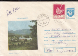 42911- MANECIU CHEIA MONASTERY, REGISTERED COVER STATIONERY, 1991, ROMANIA - Klöster