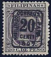 ESPAÑA/FILIPINAS 1898 - Edifil #130H - MLH * - Philippinen