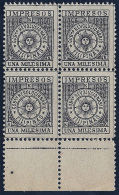 ESPAÑA/FILIPINAS 1898/99 - Edifil #1 Correo Insurrecto - MNH ** - Bloque De 4 - Philippinen