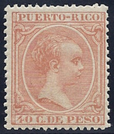 ESPAÑA/PUERTO RICO 1890 - Edifil #84 - MNH ** - Puerto Rico