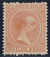 ESPAÑA/PUERTO RICO 1891/92 - Edifil #100 - MLH ** - Puerto Rico