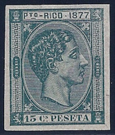 ESPAÑA/PUERTO RICO 1877 - Edifil #15s - MNH ** - Puerto Rico
