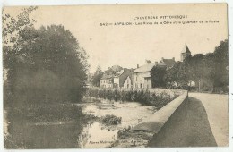 Arpajon (15.Cantal)  Les Rives De La Cére Et Le Quartier De La Poste - Arpajon Sur Cere