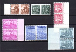 Exportation Belge, 2 X  767 / 772**, Cote 135 €, - 1948 Export