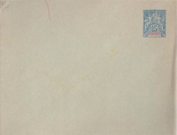 France Colony, French Diego Suarez, Postal Stationary Envelope, Entier Postale, Mint - Briefe U. Dokumente