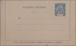 France Colony, French Diego Suarez, Letter Sheet, Postal Stationary, Entier Postale, Mint - Storia Postale