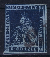 Toscana  Sa 7  Mi 7 X  Used Obl. 1851 - Toscane