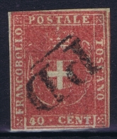 Toscana  Sa 21  Mi 21  Used Obl. 1860 Signed/ Signé/signiert/ Approvato - Toscana