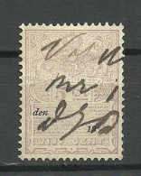 NEDERLAND Netherland Ca,. 1880 Old Revenue Tax Stamp O Taxe - Fiscaux